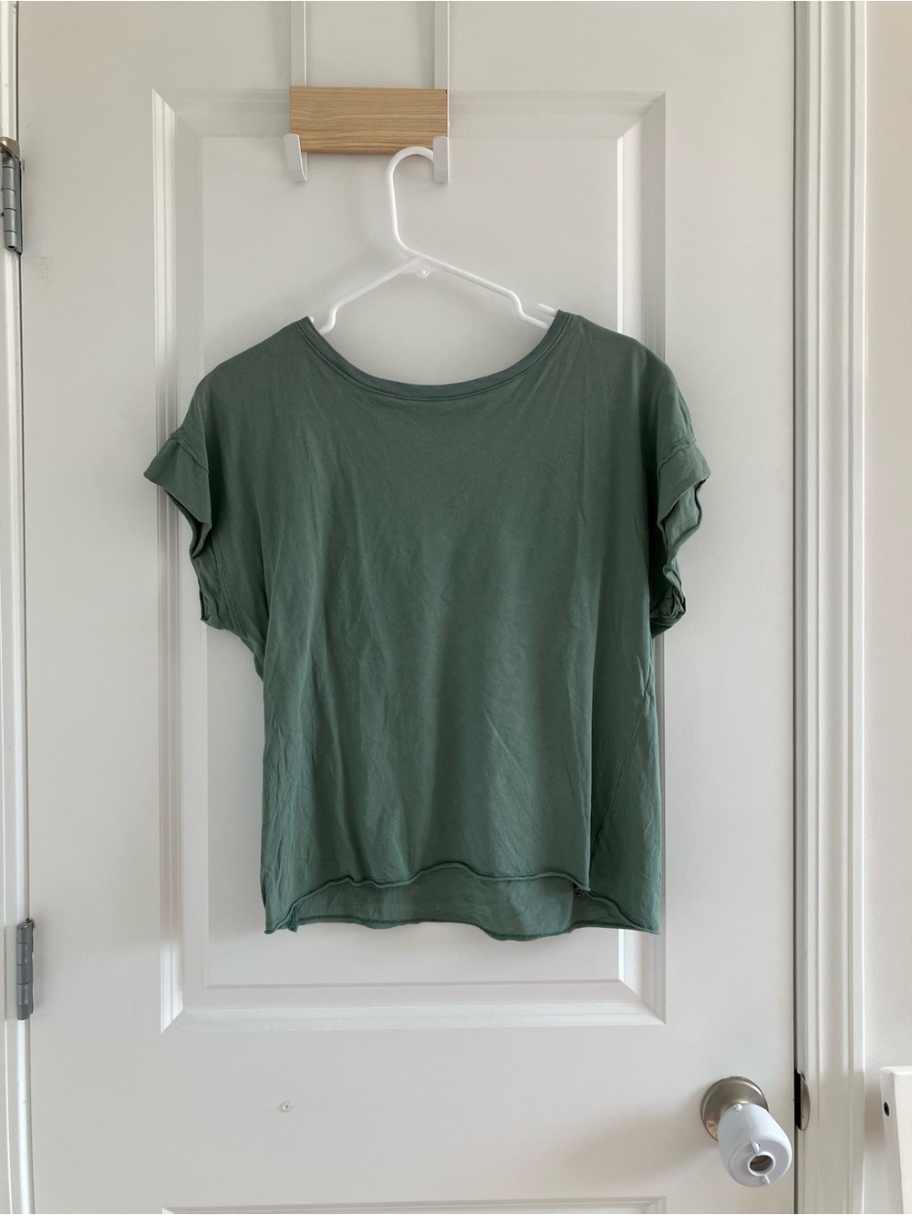 Relaxed Short Sleeve Tee in Sage Green